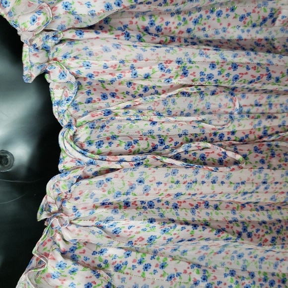 For Love And Lemons Phoebe Floral Mini Dress Small NWT - Picture 7 of 8